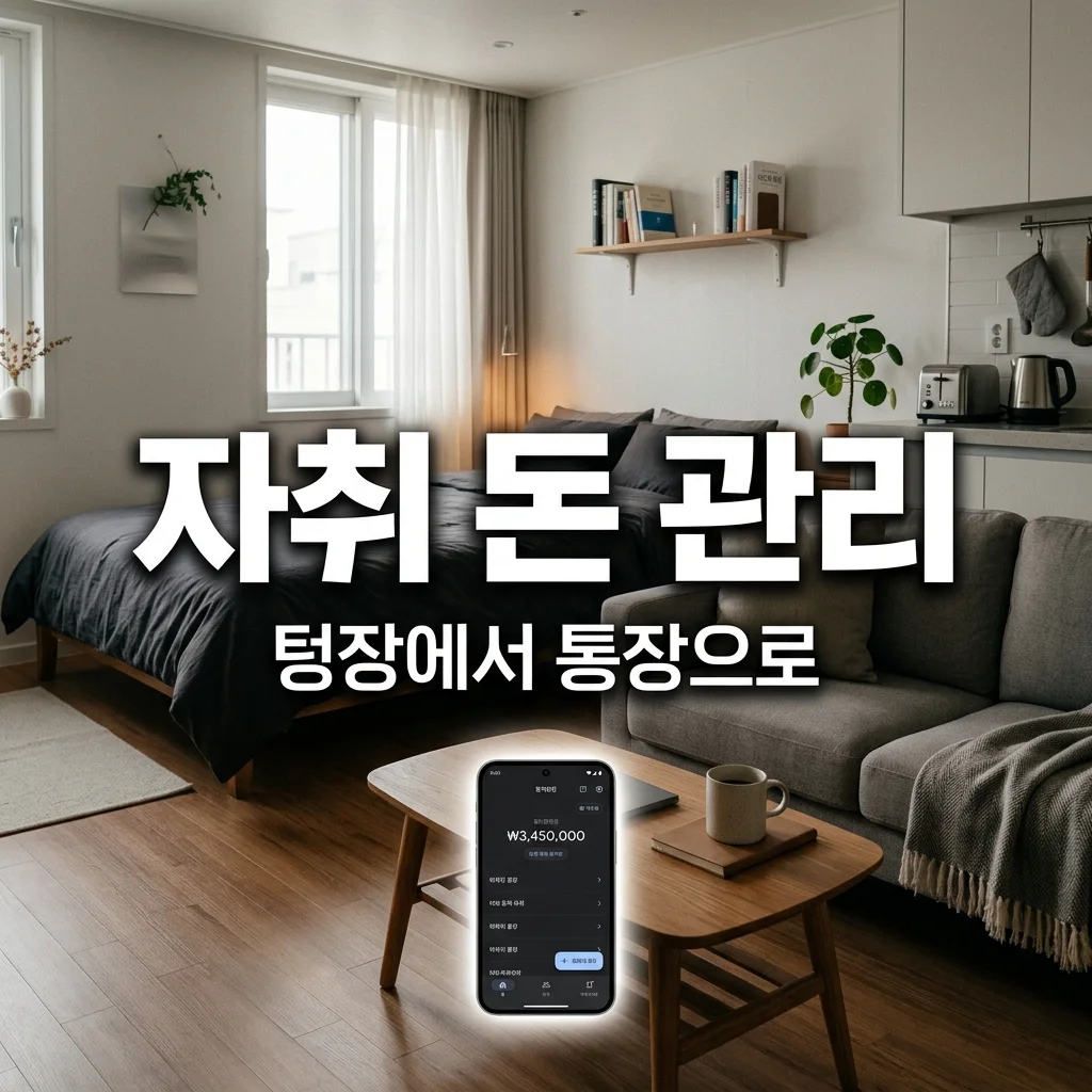 자취 돈 관리 비법, 혼자 살면서 뼈저리게 깨달은 지출 관리 중요성