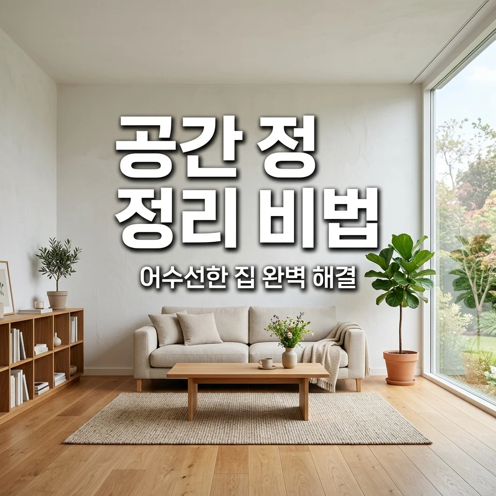 생활 공간 어수선함 해결 방법, 5분 습관으로 깨끗한 집 유지하기