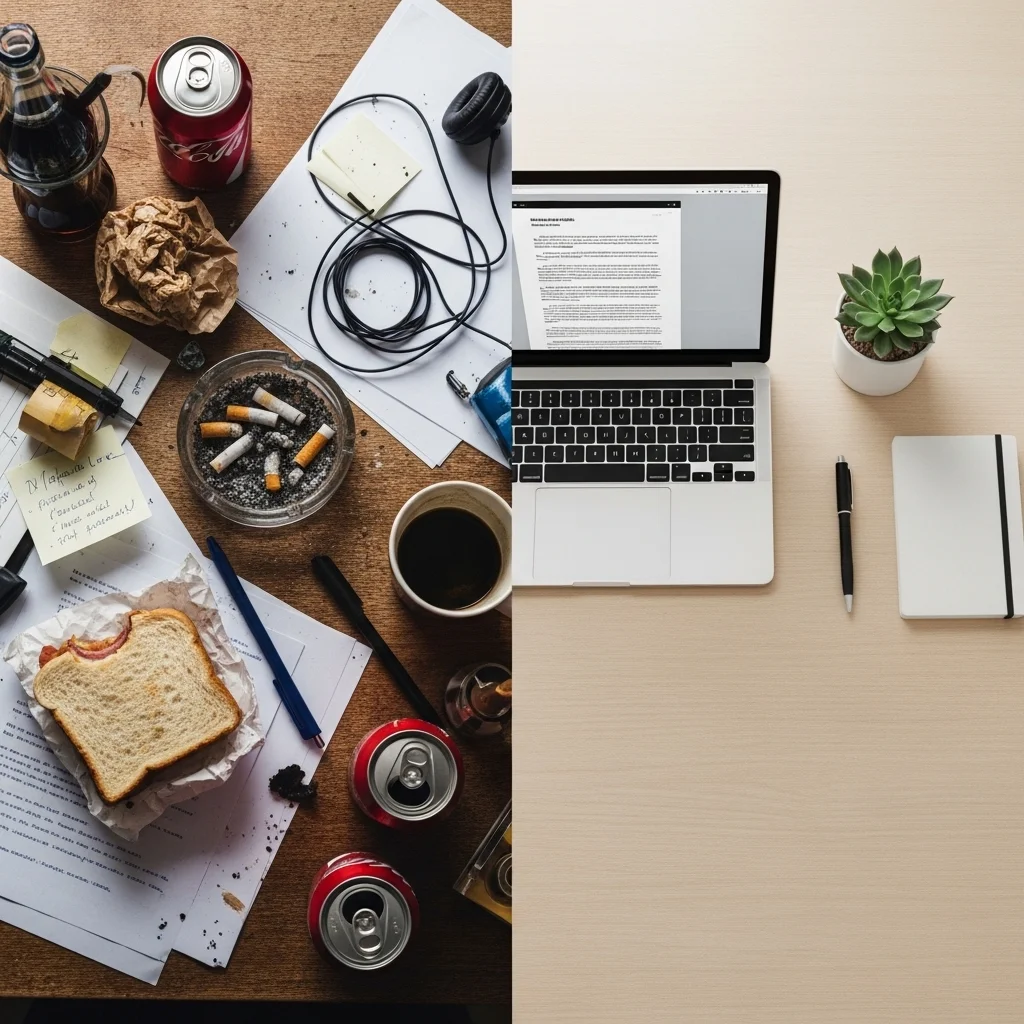 어수선한 공간 vs 정돈된 공간의 결정적 차이