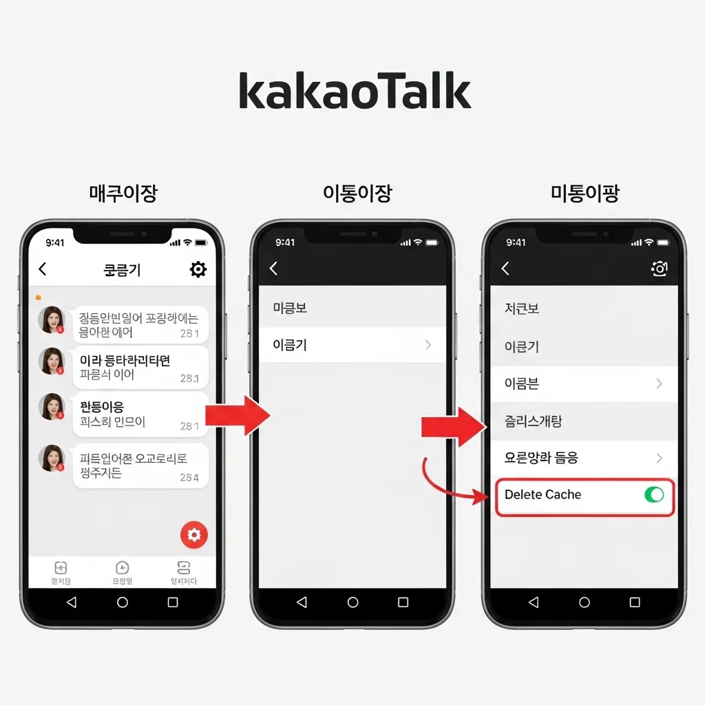 단 30초! 전체 캐시 데이터 삭제 단계별 가이드