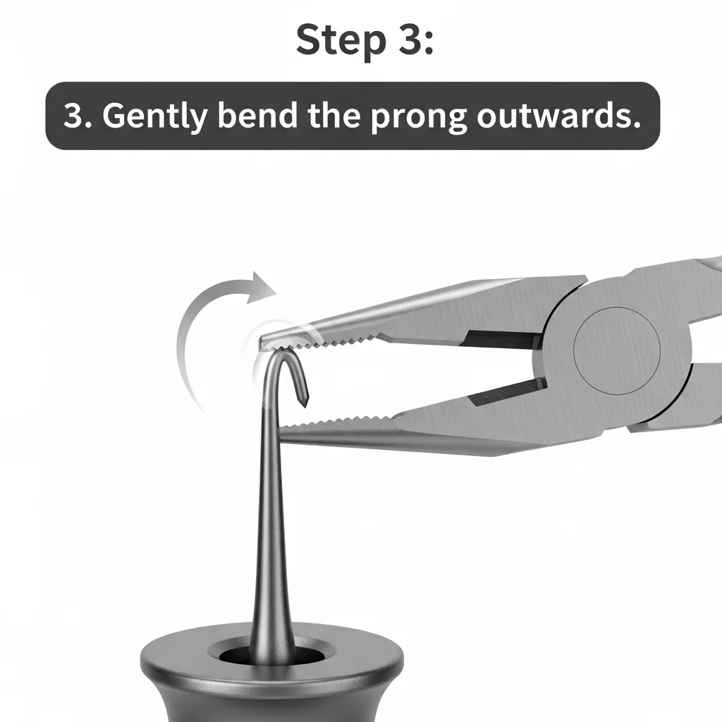 펜치로 플러그 단자 교정하는 3단계 방법