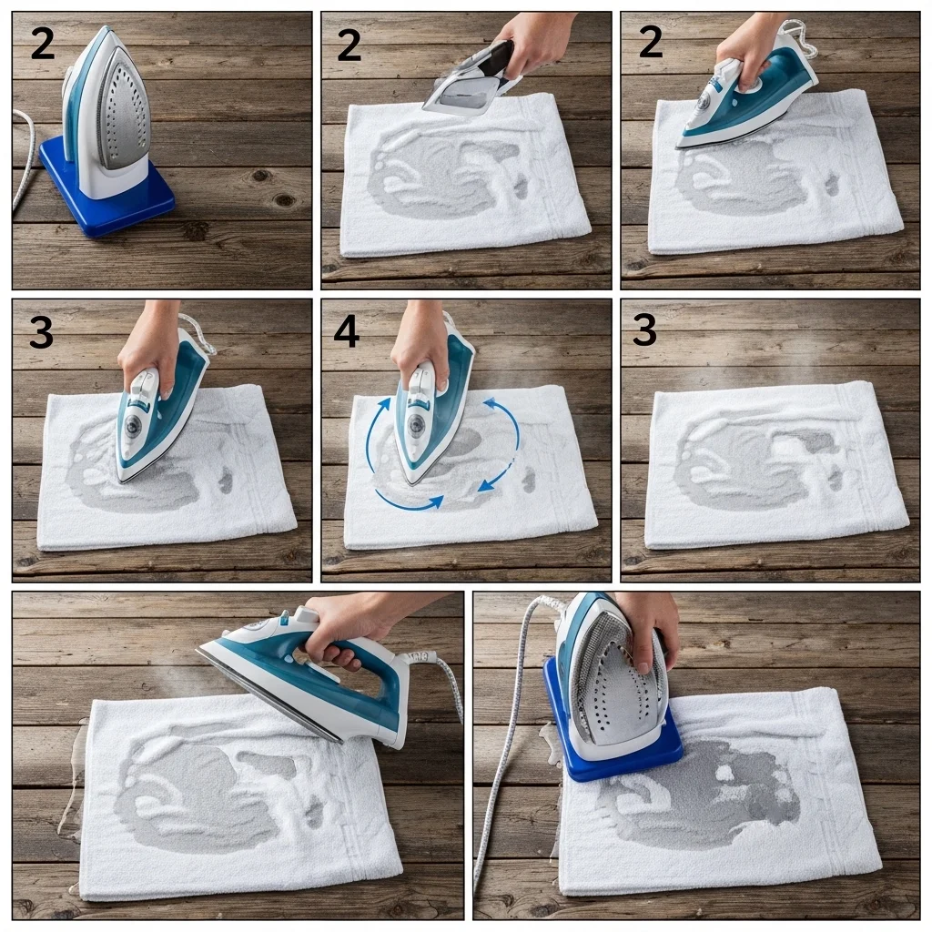 실전! 다리미로 찍힌 자국 복원하는 5단계