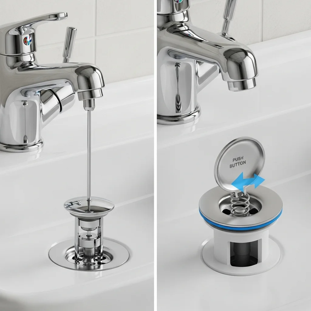 수동 팝업 vs 자동 팝업, 우리 집 세면대는 어떤 걸까?