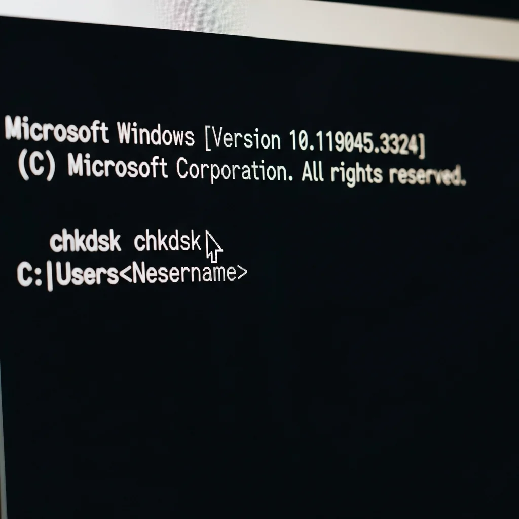 1단계: CHKDSK 명령어로 초간단 복구하기